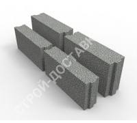 Керамзитобетонные блоки перегородочные МЖБИ 400x90x190 М50 ; (поштучно), на поддоне 144 шт.