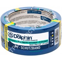 Лента малярная ПВХ голубая Blue Dolphin 50м х 48 мм. Польша.