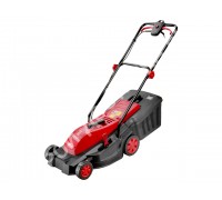 Газонокосилка электрическая WORTEX LM 4018 P (1600 Вт, шир. 40 см, выс. 25-65 мм, пластм. корпус, без мульчир., травосборник 40 л) (LM4018P0019)